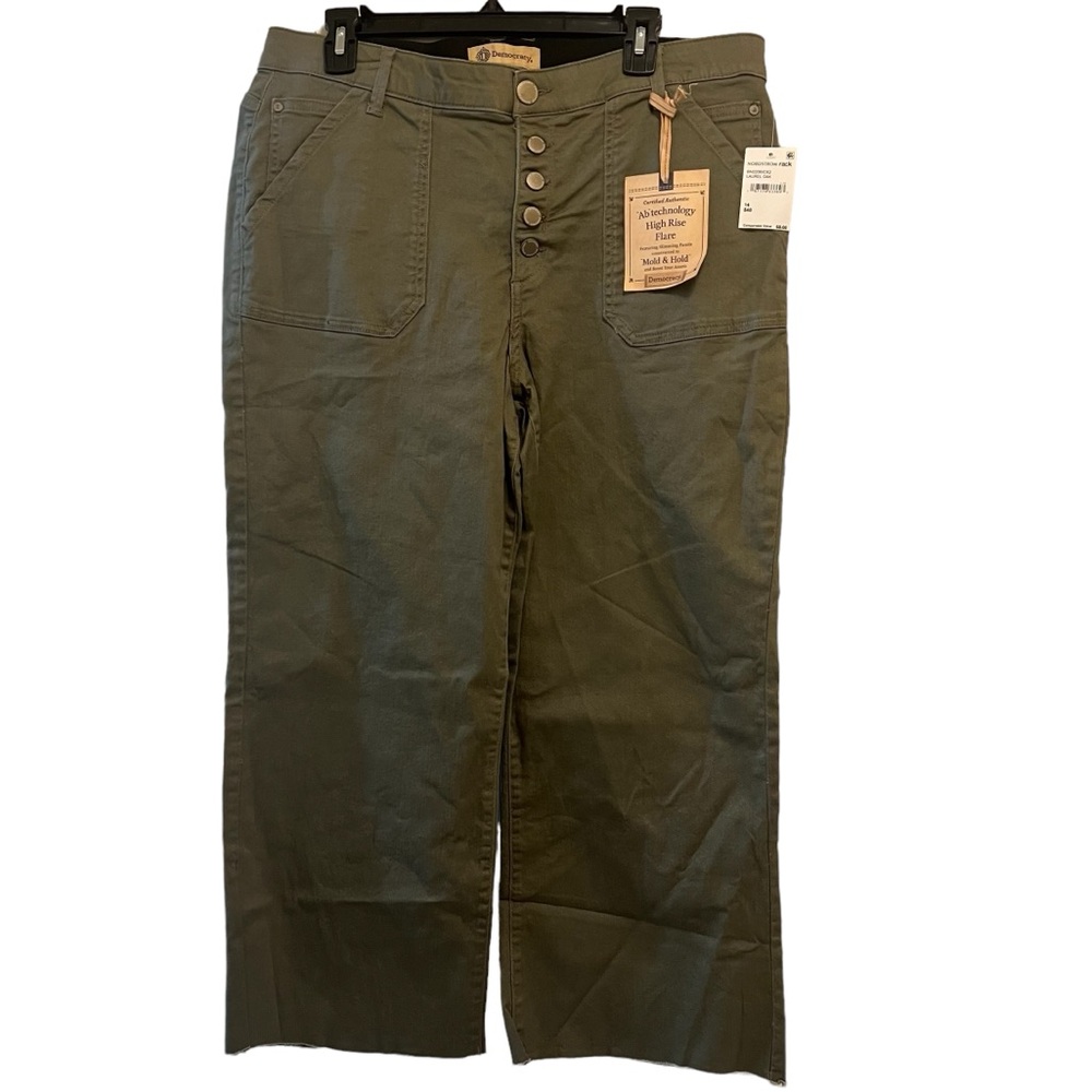 Democracy Laurel Oak Ab Solutions High Rise Flare Jean